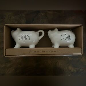 Rae Dunn Piglet Sugar & Cream Set